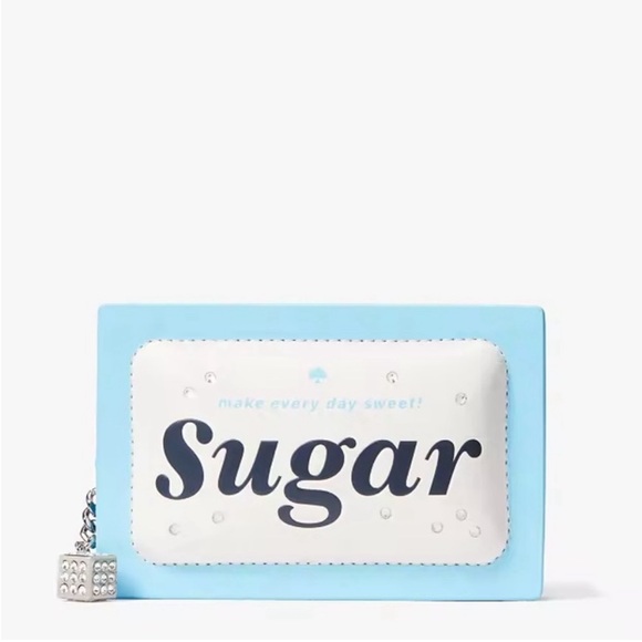 ♠️kate spade Coffee Break 3D Sugar Packet Small Card Holder Wallet NWT - Picture 15 of 15